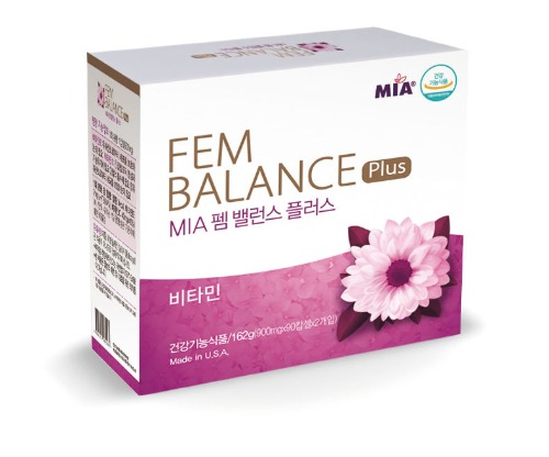 (미아뉴트라) MIA Fem Balance Plus 펨밸런스 90캡슐(3개월) / 180캡슐(6개월)  [쇼핑몰 이름]