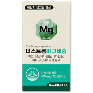 [지엠팜] 더스트롱 마그네슘 /2개월(비타민B1)[쇼핑몰 이름]